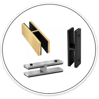 Link Hardware 180° Glass Bracing Clamp