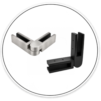 Link Hardware Adjustable Glass to Glass Bracing Clamp