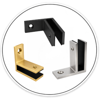 Link Hardware Wall-Mount Glass Bracing Clamp