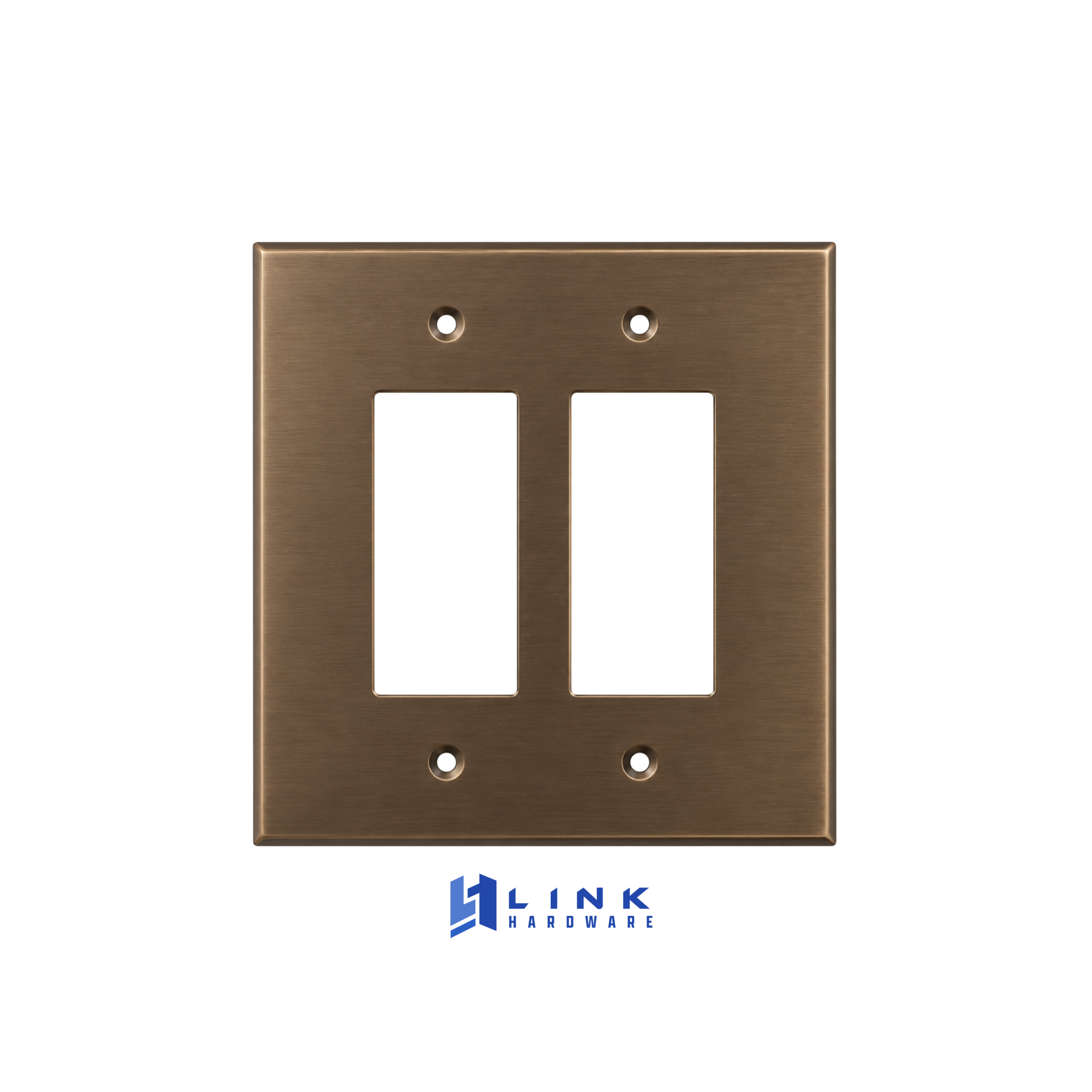Link Hardware Double Designer Glass Mirror Plate - Image 4