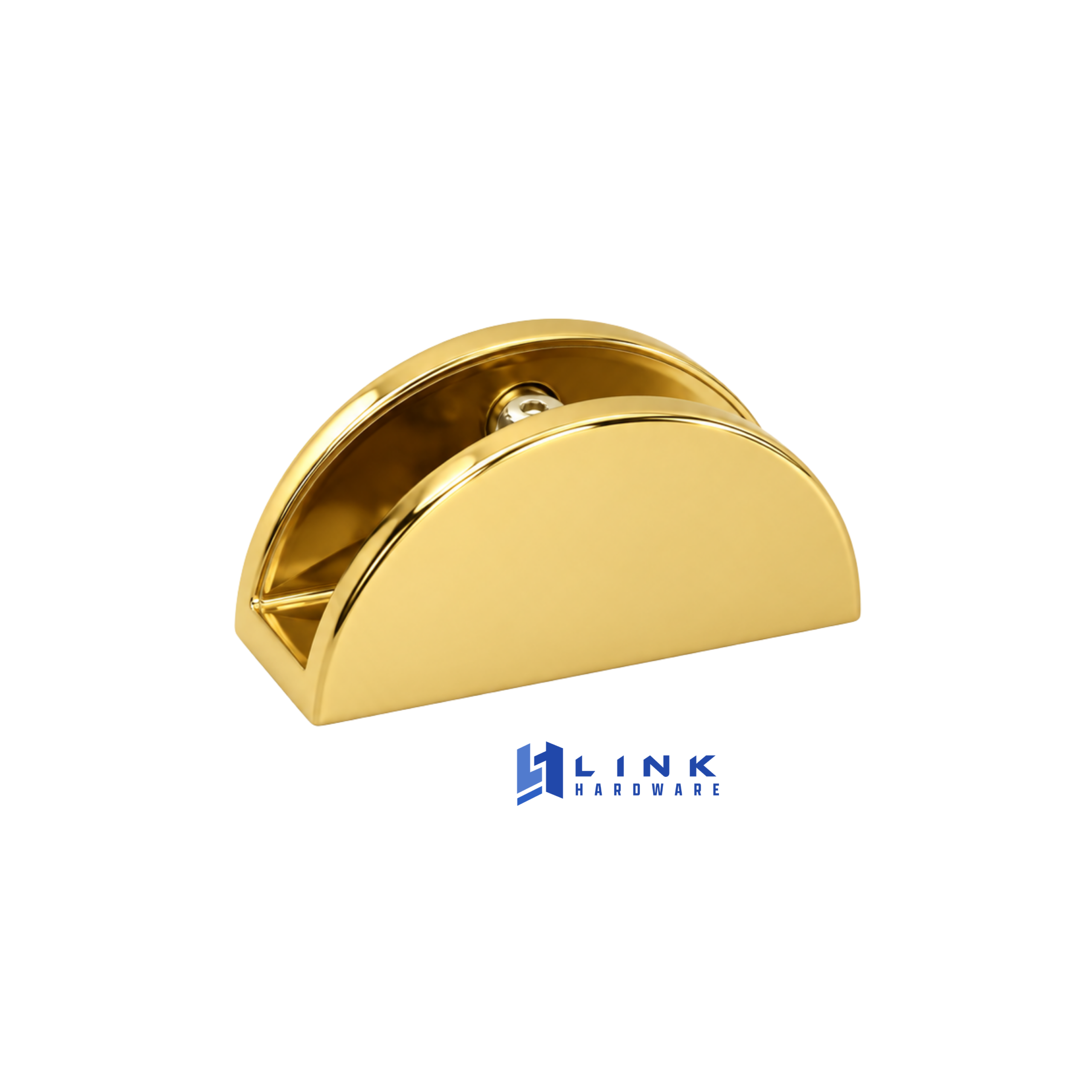Link Hardware Rounded Interior Shower Shelf Clamp - Image 5