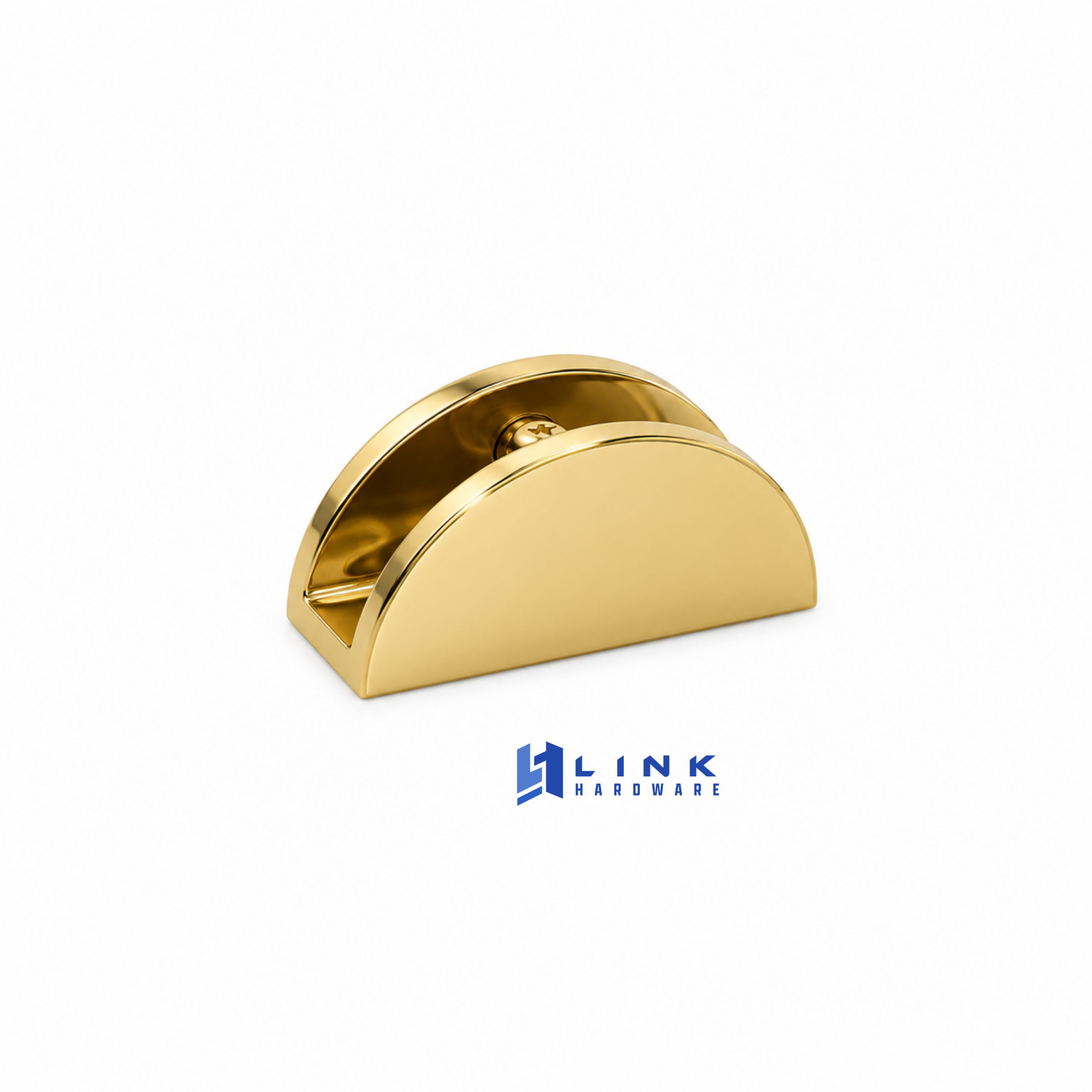Link Hardware Rounded Interior Shower Shelf Clamp - Image 3