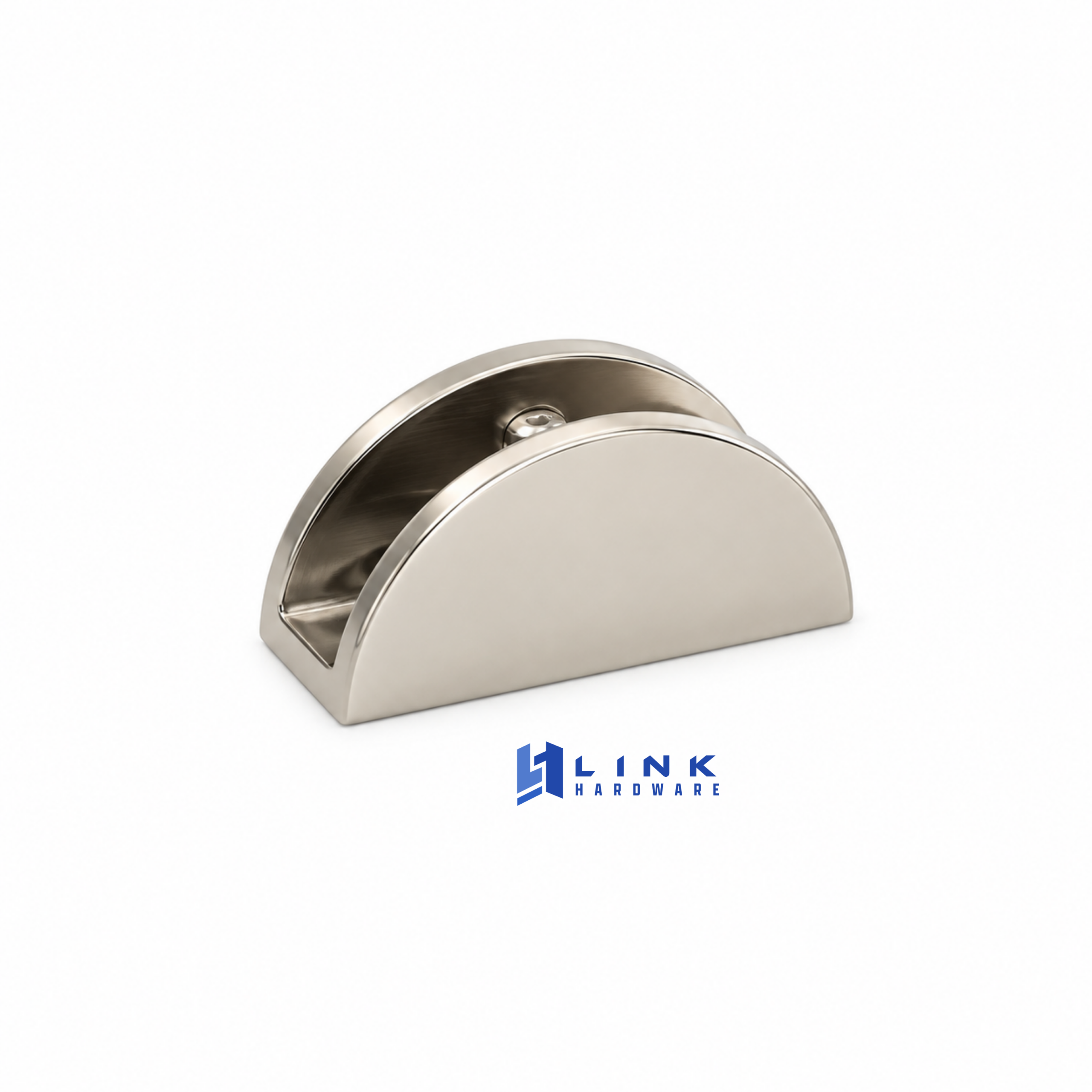 Link Hardware Rounded Interior Shower Shelf Clamp - Image 2