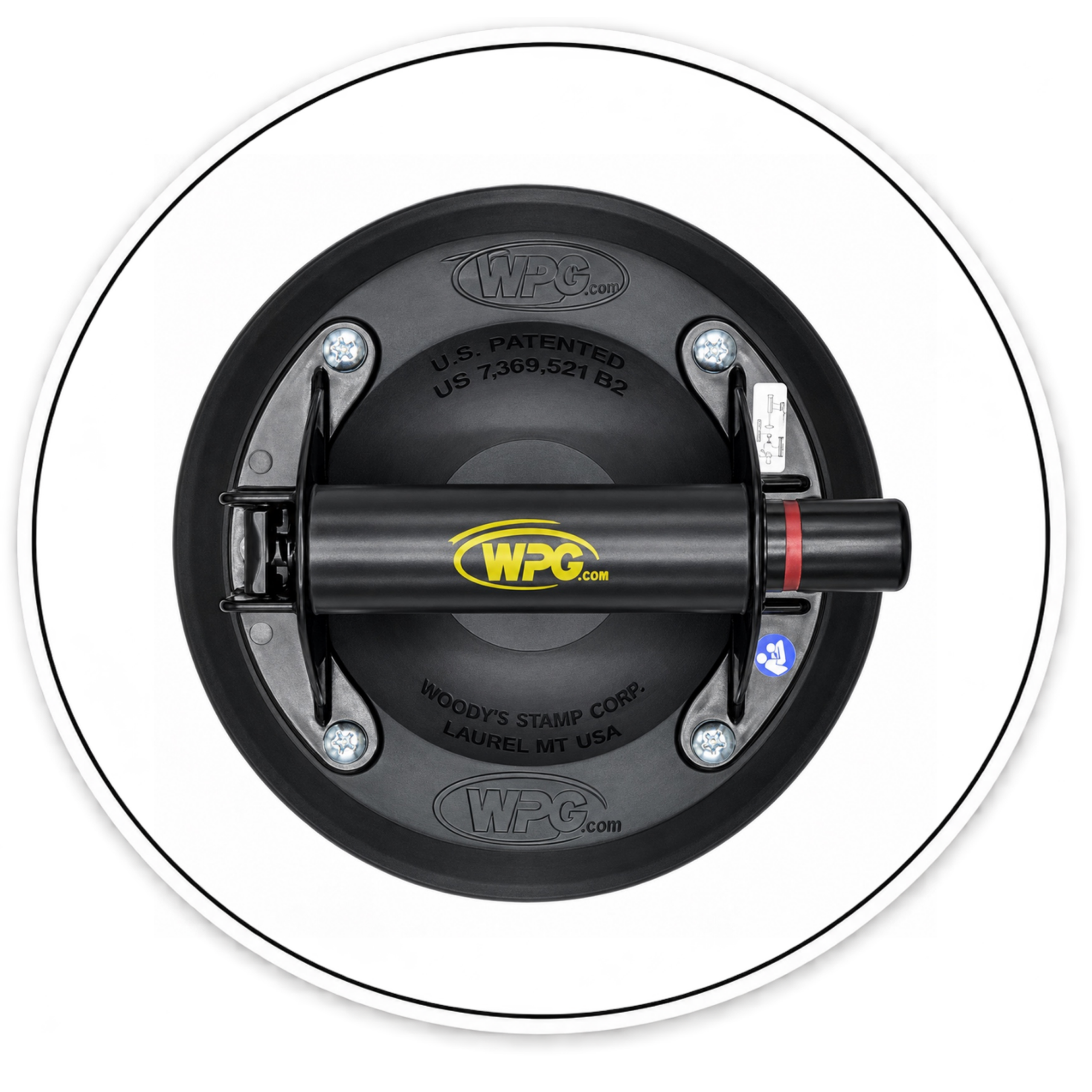 W4000 Wood's Powr Grip 8" ABS Vacuum Suction Cup