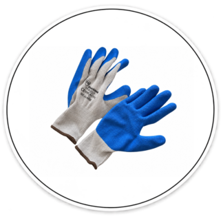 Link Hardware High Grade Large Latex Knitted Glove