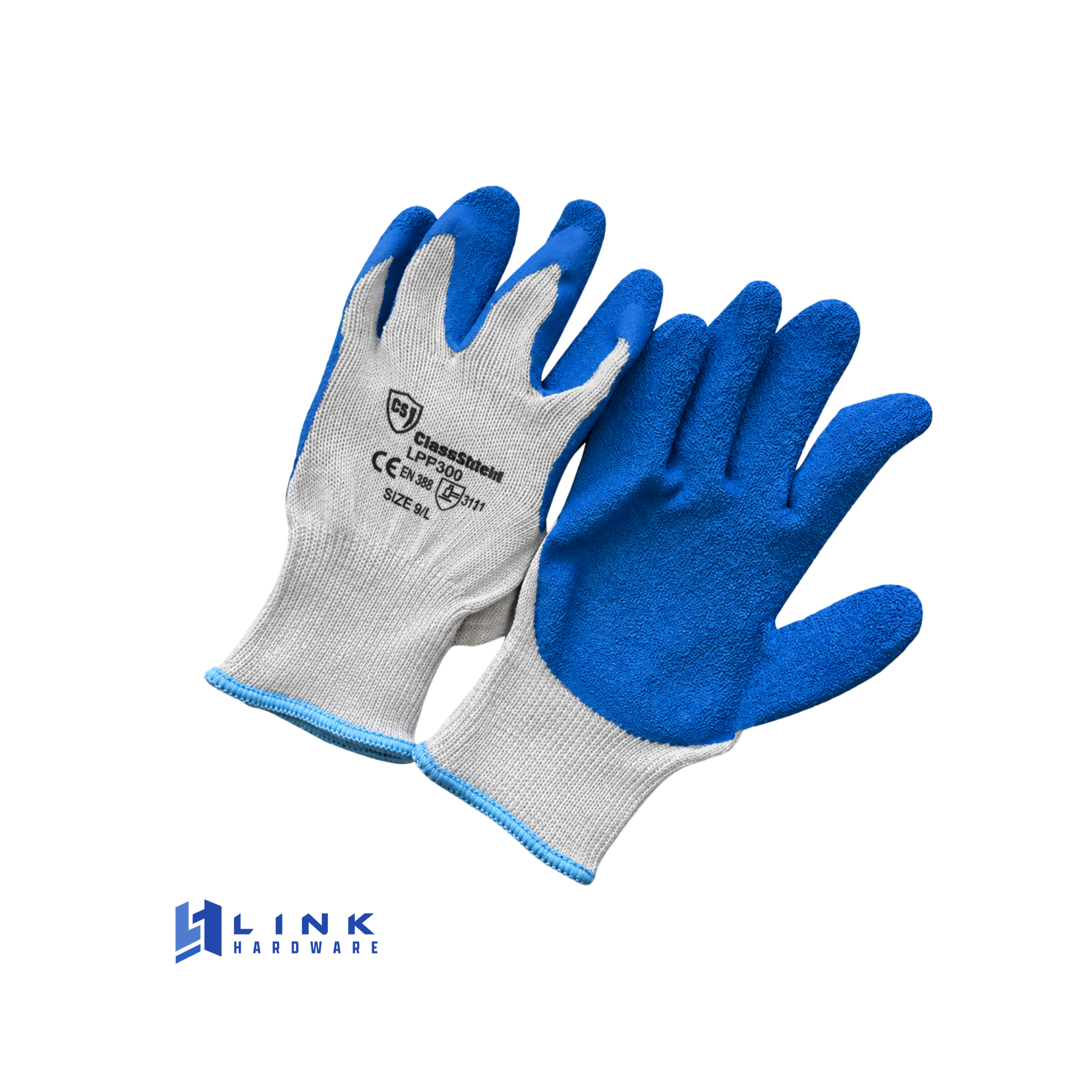 Link Hardware High Grade Medium Latex Knitted Glove - Image 2