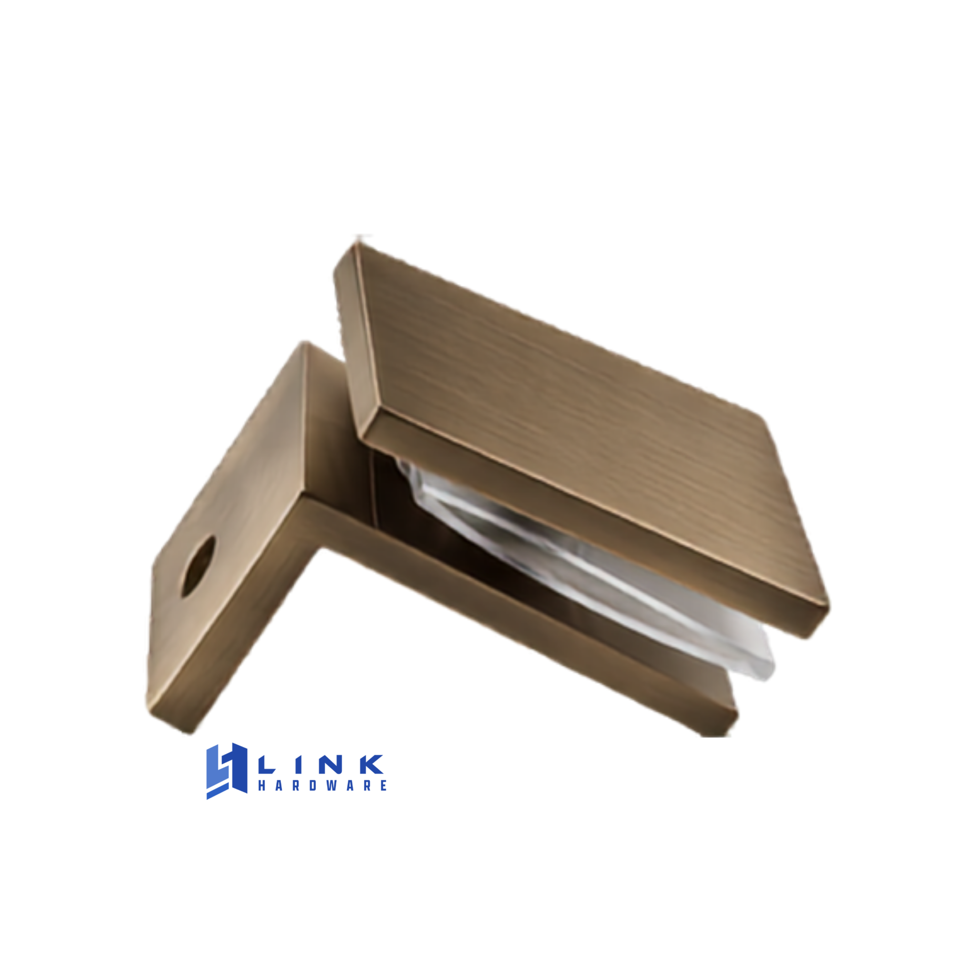Link Hardware Fixed Panel Square Clamp with Small Leg - Image 2