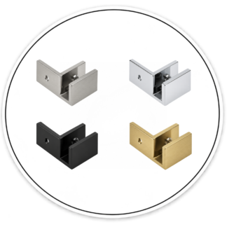 Link Hardware Wall Mount Sleeve Over Clamp- Right
