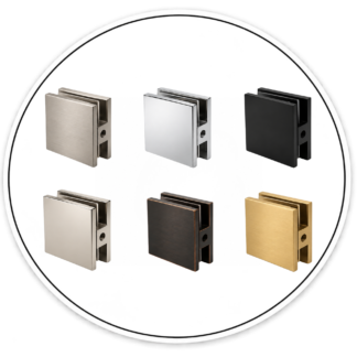Link Hardware Square Wall Mount Movable Transom Clamp