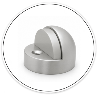 21826D Floor Mounted High-Profile 3/8" Base Dome Stop - BSC