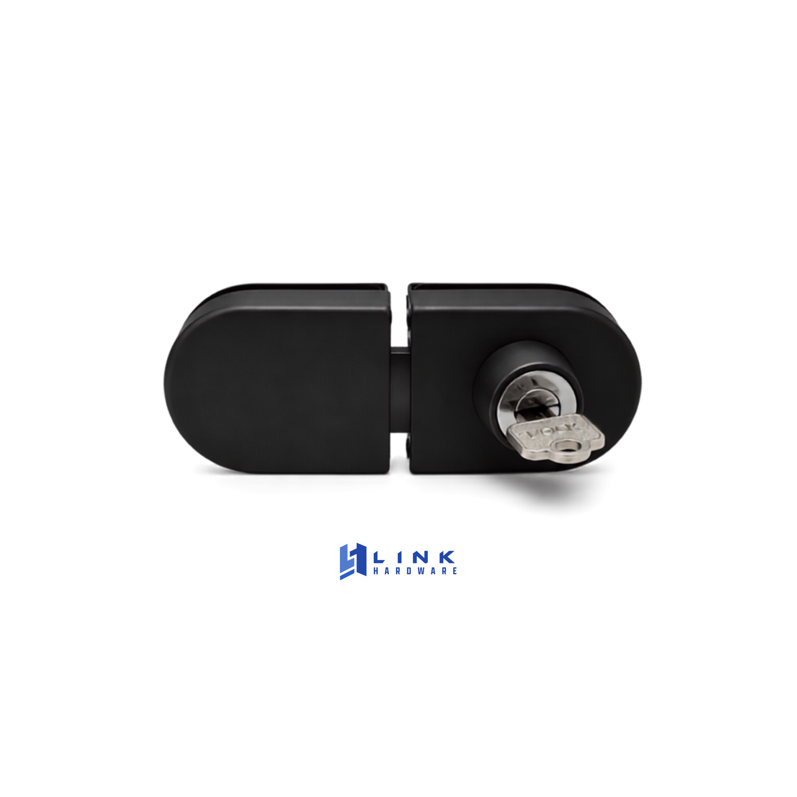 LD423 Small Slip on Lock with Tongue Latch - Glass to Glass - Image 3