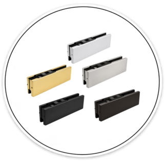 PH20C Adjustable Door Patch Fitting
