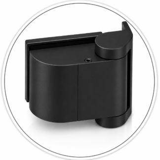 4L81SMBL Casma Latus 80 Wall-Mount Round Hinge