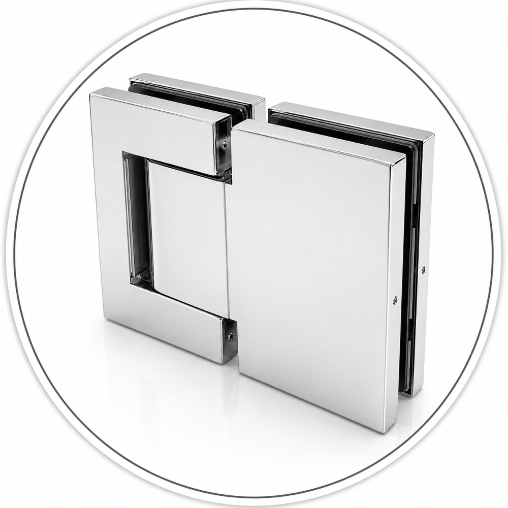4LV1SPS Casma Glass to Glass Hydraulic Hinge