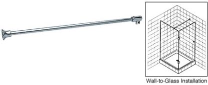 Link Hardware Wall-Mount Support Bar 51" with Brackets