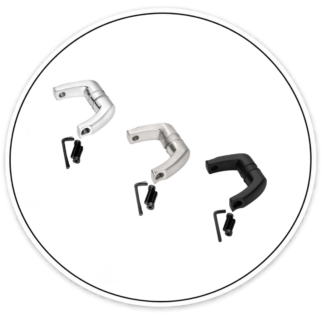 Link Hardware Offset Mount Mid-Post for Ladder Pulls