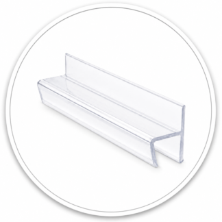 PC12 ‘Y’ Jamb Seal with Soft Leg for 1/2” Glass