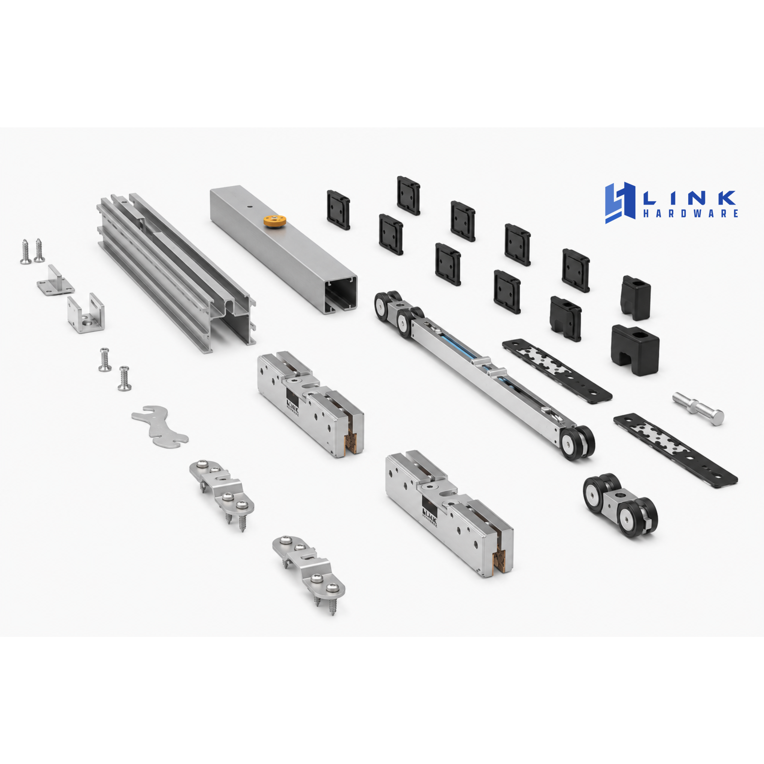 PKT1 Pocket Slider Kit for Wood + Glass - 200lbs - Image 8