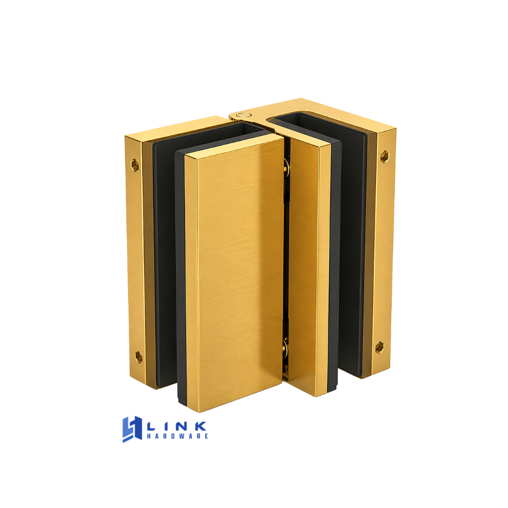 NKB092 Glass to Glass 90° Hinge - No Cut Out - Image 2