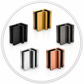 NKB092 Glass to Glass 90° Hinge - No Cut Out