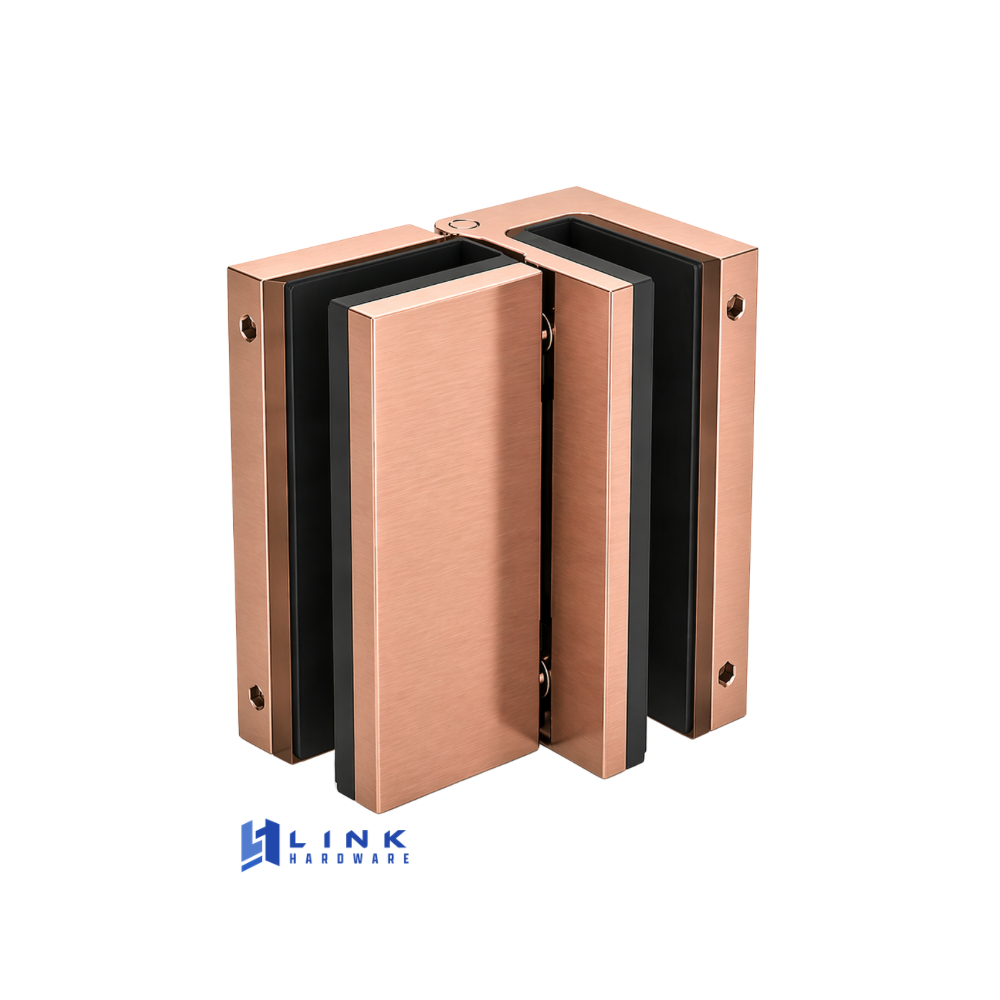 NKB092 Glass to Glass 90° Hinge - No Cut Out - Image 6