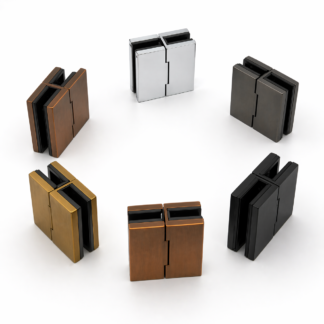 NKB180 Glass to Glass 180° Hinge - No Cut Out